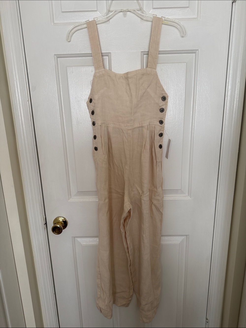 NWT American Eagle linen blend wide leg jumpsuit